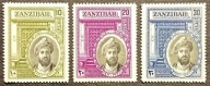 KOLONIE BRYTYJSKIE - ZANZIBAR ** czysty - 25 lat sułtan Chalifa bin Haruba