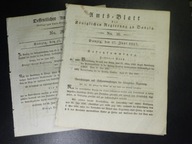 AMTS-BLATT,DANZIG, 27 VI.1827,No 26+ Dodatek.