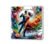 zaproszenia ślubne ,zawiadomienia GOTOWE wykropkowane KWADRATOWE A9