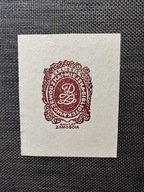 EXLIBRIS EX LIBRIS 400 LAT ZAMOŚCIA MIEJSKA BIBLIOTEKA 1980 /ZAMOJSZCZYZNA