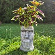 GŁOWA Z WYSP WIELKANOCNYCH MOAI FIGURA OGRODOWA GŁOWA MAOI DONICZKA
