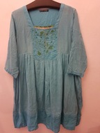 GUDRUN SJODEN SUKIENKA R.M/L BOHO TUNIKA BAWEŁNA
