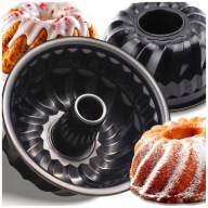 Forma do pieczenia babki wielkanocnej ciasta blacha z kominem stalowa duża