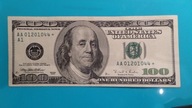BANKNOT 100 DOLARÓW USA 1996 „star notes” STAN 1, I, UNC, UNCIRCULATED