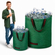 WOREK NA BUTELKI KAUCYJNE PLASTIKOWE ZWROTNE Z UCHWYTAMI DUŻY KOSZ 272l