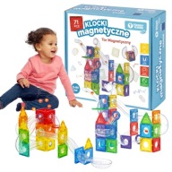 TOR KULKOWY Z KLOCKÓW KLOCKI MAGNETYCZNE KONSTRUKCYJNE EDUKACYJNE KULODROM