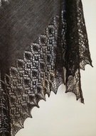 Chusta alpaca merino hand made rękodzieło