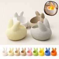 Świecznik Zajączek LED – Dekoracja Wielkanocna, Podstawka na Tealight LED