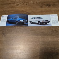 Volvo 340 360 240 740 760 też wersje Turbo program gama 1985