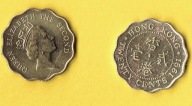 Hong Kong 20 Cents 1991 r.