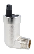 Odpowietrznik automatyczny kątowy Afirso 1/2" Aquastop