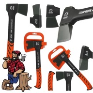 SIEKIERA MAŁA DEMON CIESIELSKA TOPOREK LEKKI 640KG ROZMIAR S STAL WĘGLOWA