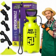 OPRYSKIWACZ CIŚNIENIOWY RĘCZNY OGRODOWY Z REGULOWANĄ DYSZĄ GARDENBLAST 5L