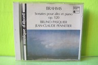 BRAHMS - SONATES POUR ALTO ET PIANO - BRUNO PASQUIER, CLAUDE PENNETIER CD