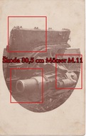 334A DZIAŁO MOŹDZIERZ SKODA 30,5 M.11 KUK AUSTRO-WĘGRY