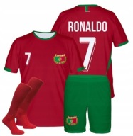 Strój piłkarski Ronaldo Portugalia + getry rozm. 116