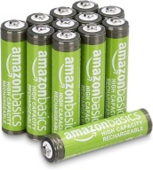BATERIE AKUMULATORKI 850MAH NIMH AAA HR03 1.2V 12 SZT MAŁE PALUSZKI AMAZON