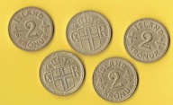 ISLANDIA 2 KRONUR 1940 r.