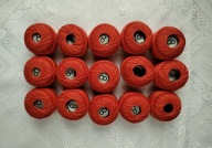 KORDONEK DO HAFTOWANIA I ROBÓTEK SZYDEŁKOWYCH KOLOR MAKOWY