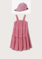 sukienka vichy Mango 11-12 152 j nowa +czapka NEXT nowa bez metki