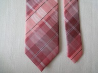 PAUL SMITH jedwabny krawat kratka