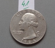 1/4 DOLARA - QUARTER DOLLAR z 1984 roku lit P