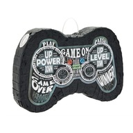 Piniata Kontroler do Gier Dekoracja na Urodziny i Imprezy, 42 × 28 × 7,5 cm