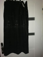 SPÓDNICA DAMSKA MAXI DESIGN ESSENTIALS 44 XXL CZERŃ