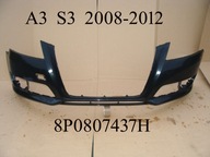 Zderzak przód przedni Audi A3 S3 S-LINE 2008-2012 8P0807437H 8P 8P0 czarny
