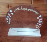 Lustro dekoracyjne kwiaty