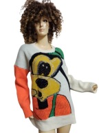 LUXURY BRANDS SWETER WEŁNIANY cyrkonie 42/44/46