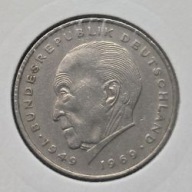 *NIEMCY [0212]*2 marki 1973 *F* Niemcy Zachodnie (RFN) Konrad Adenauer Herb