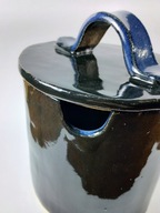 Ceramiczny pojemnik z pokrywką na różności