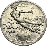 WŁOCHY - 20 CENTESIMI - 1910