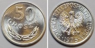 50 gr groszy 1978 ZM ze znakiem mennicy MENNICZY st. 1 z rolki PIĘKNE
