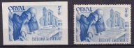 1941 Belgia Rekonstrukcja opactwa Orval Mi 579-580 ** z bloków