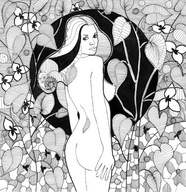 Obraz AKT rysumek neosecesja nr344