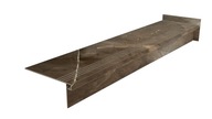 Gruba stopnica marmuropodobna 100x30, płytki na schody CARVING Beż/Brąz
