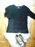 Czarna bluza czarny sweter ombre szara M Vero Moda