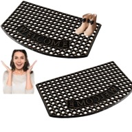 WYCIERACZKA DO DOMU POD DRZWI GUMOWA NA ZEWNĄTRZ 78X48 CM WELCOME DO BUTÓW