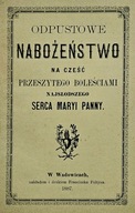 ODPUSTOWE NABOŻEŃSTWO * WADOWICE * 1887r.