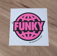 Naklejka na snowboard samochód deskę skate Burton FUNKY Snowboards