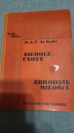 Niedole Cnoty Zbrodnie Miłości de Sade