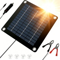 PANEL SŁONECZNY AKUMULATOR SOLARNY 30W 12V REGULATOR ŁADOWANIA SAMOCHODOWEG