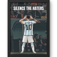 Lionel Messi Plakat w Ramce | Obraz Piłkarski, Prezent Kibica, 40x50