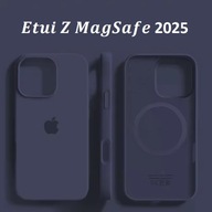 Etui do Apple iPhone 16 Pro Max niebieski Z LOGO i MagSafe plecki