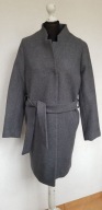 H&M szary płaszcz klasyczny wełna 65% nowy r42