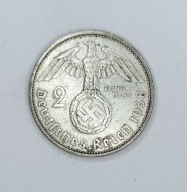 NIEMCY - III RZESZA - 2 REICHSMARK 1938 A (3) - Berlin - Hindenburg