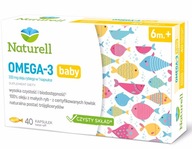 Naturell Omega-3 baby 6m+ suplement diety 40 kaps