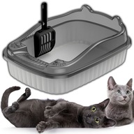 KUWETA OTWARTA DLA KOTA DUŻA SOLIDNA NA ŻWIREK + ŁOPATKA GRATIS